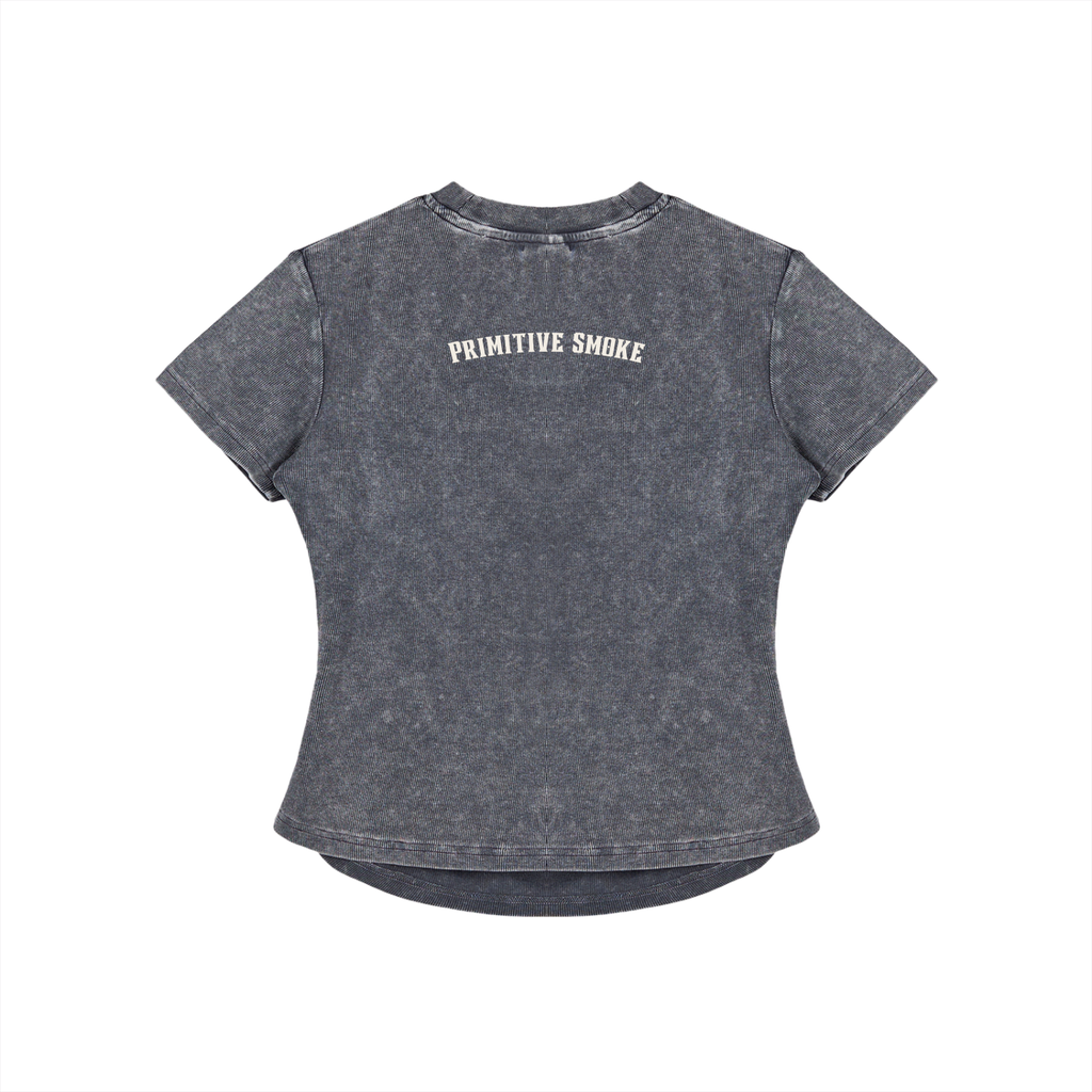 Primitive Women Vintage Washed Bodycon Cotton T-Shirt