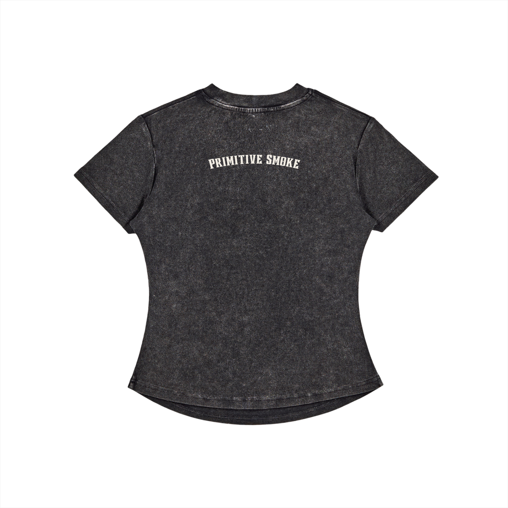 Primitive Women Vintage Washed Bodycon Cotton T-Shirt