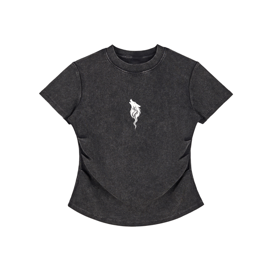 Primitive Women Vintage Washed Bodycon Cotton T-Shirt